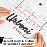 Standard Size - Tshirt Ruler Guide for Vinyl Alignment, T Shirt Rulers to Center Designs, T Shirt Ruler Alignment Tool Placement, Tshirt Guide Ruler Urboni