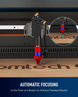 OMTech 80W CO2 Laser Engraver with LightBurn, 20x28 Inch Laser Engraving Cutting Machine with Autofocus Autolift 4 Way Pass Air Assist Water Pump, OMTech