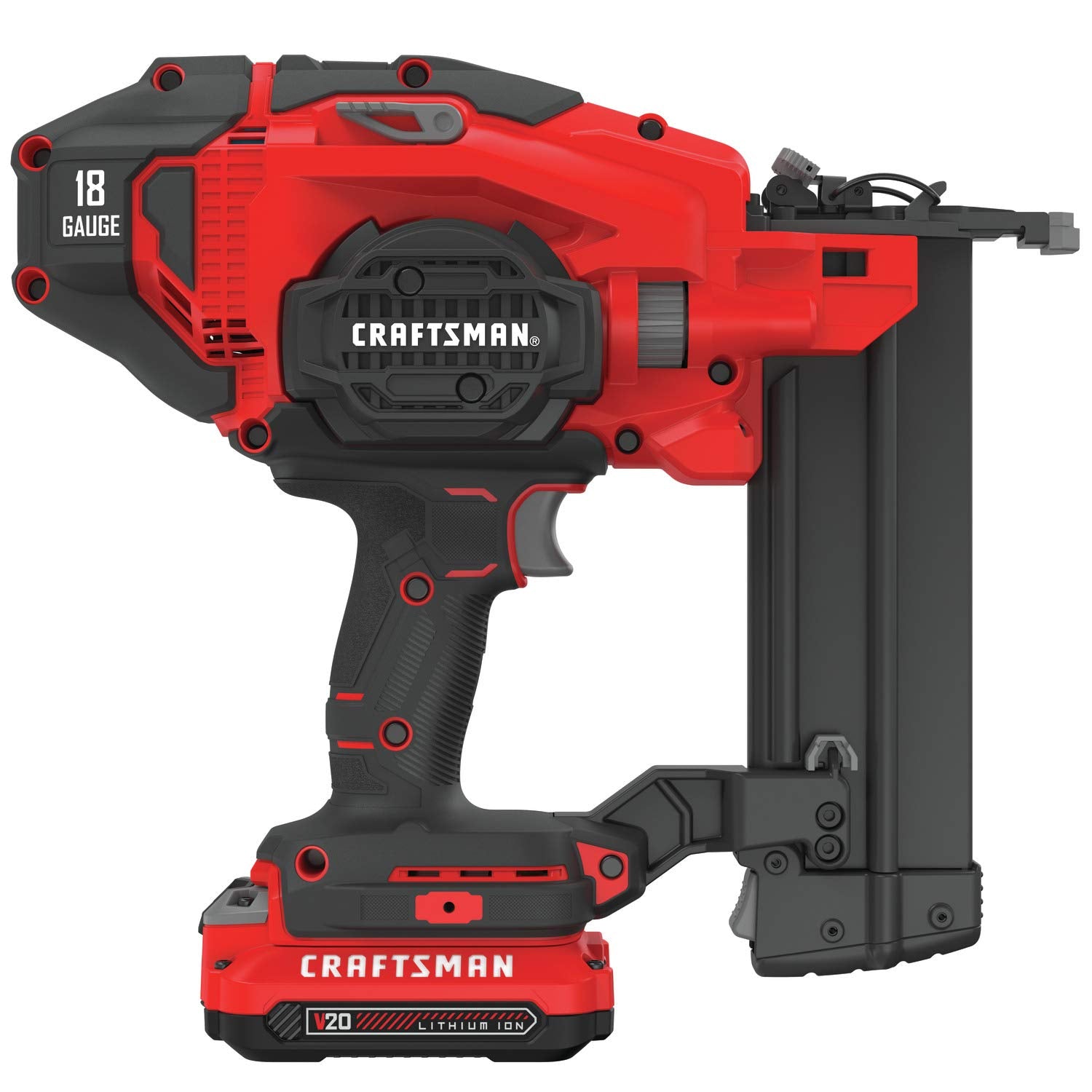 CRAFTSMAN V20 Cordless Brad Nailer Kit, 18GA (CMCN618C1) Craftsman