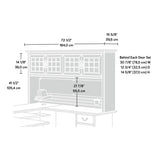 Sauder Heritage Hill Hutch, Classic Cherry finish Sauder