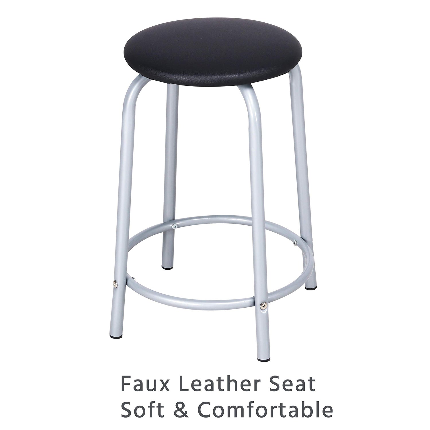 Topeakmart Drafting Tables, Draft Drawing Desk w/Stool and Tiltable Tabletop, 3 Storage Drawers, Reading, Writing Art Crafting Workstation, Black Topeakmart