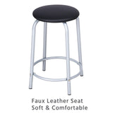 Topeakmart Drafting Tables, Draft Drawing Desk w/Stool and Tiltable Tabletop, 3 Storage Drawers, Reading, Writing Art Crafting Workstation, Black Topeakmart