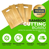 Bulk Plain Bamboo Cutting Board (Set of 12) | For Customized, Personalized Engraving Purpose | Wholesale Premium Blank Bamboo Board (Rectangular 12" Ven-Trap