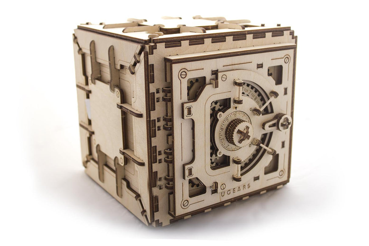 UGEARS Model Safe Kit | 3D Wooden Puzzle | DIY Mechanical Safe UGEARS