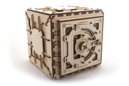 UGEARS Model Safe Kit | 3D Wooden Puzzle | DIY Mechanical Safe