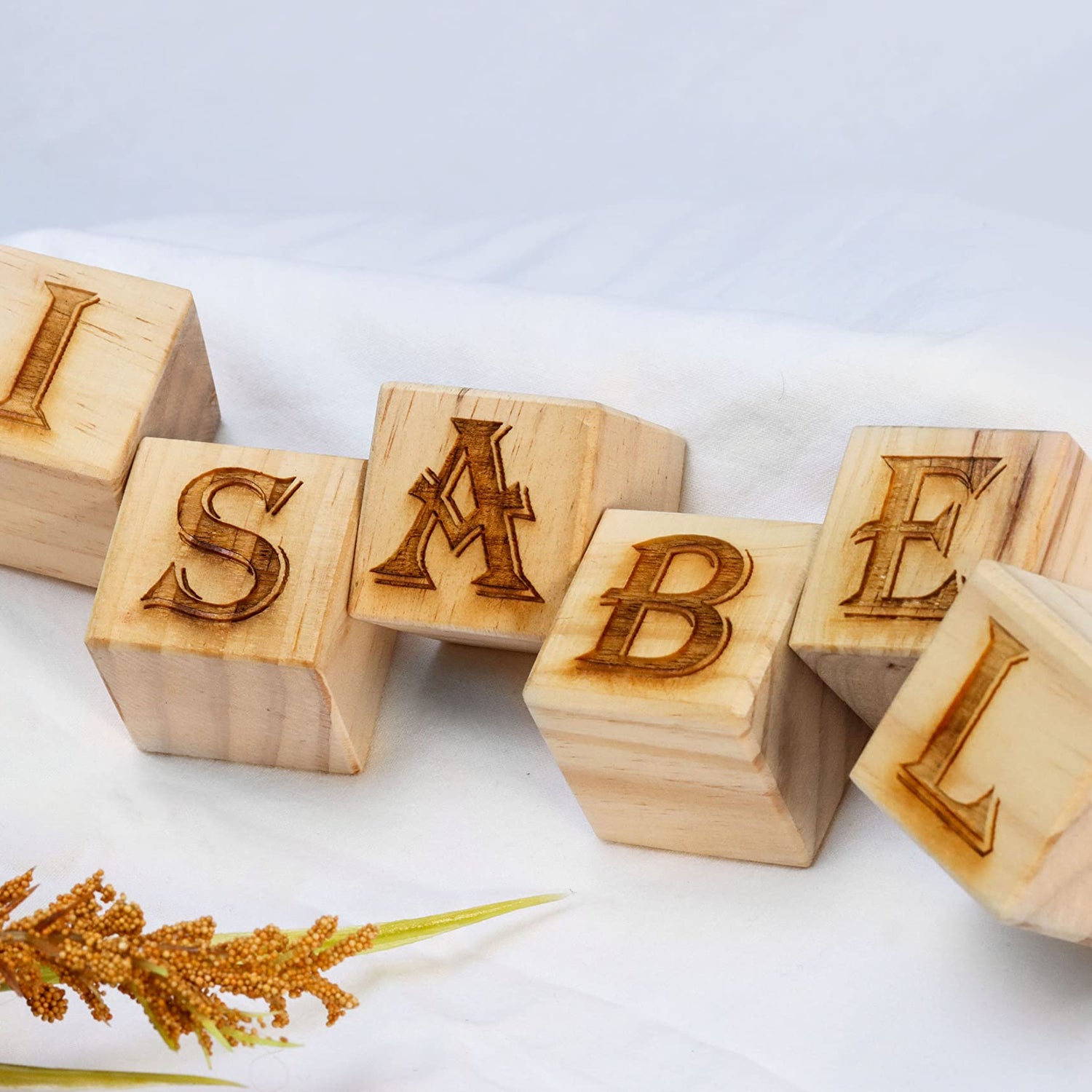Custom Wooden Name Sign, Nursery Name Sign, Personalized Nursery Décor, Custom Name Wooden Blocks, Wooden Name Signs for Nursery, Montessori Décor OTGMPIREX