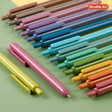 Shuttle Art Ballpoint Pens, 15 Pack Vintage Retractable Black Ink Ball Point Pens, Cute Pens 1.0mm Medium Point Quick Drying for Writing Journaling Shuttle Art