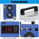 Towallmark Industrial Water Chiller CW5200, 6L Capacity 0.9hp 2.6gpm Water Cooling System for 60W 70W 80W 90W 100W 120W 130W 150W CO2 Laser Engraving Towallmark