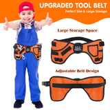 Kids Tool Set- 48PCS Toddler Tool Set Toys with Electronic Toy Drill, Tool Bag&Tool Belt&Tape Measure, Pretend Play Kids Construction Tool Kits Toy maysida