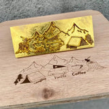 Custom Brass Branding Iron for Leather, Wood, and More - Personalised Metal Stamps CONNYAM