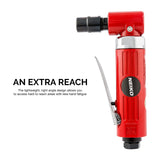 NEIKO 30060A 1/4” Air Right Angle Die Grinder | 20,000 RPM | 4 CFM Consumption | Rear Exhaust | Pistol Grip NEIKO