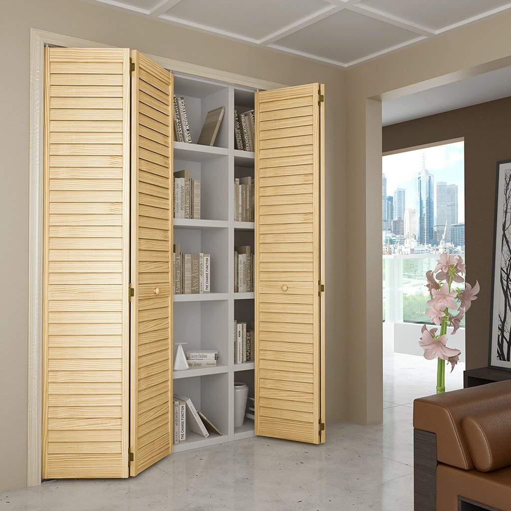 Closet Door, Bi-fold, Louver Louver Plantation (36x80) Kimberly Bay