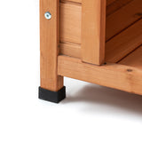 TAKUKA Outdoor Wooden Dog House for Small Medium Large Sized Dogs，Extra Waterproof Durable Dog Kennel with Wooden Floor for Garden Backyard Farm (34" TAKUKA