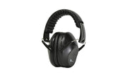 Earmuffs hearing protection with low profile passive folding design 26dB NRR and reduces up to 125dB, black G & F Products