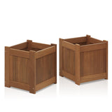 Furinno 2-FG16450 Tioman Hardwood Flower Box, Two-Pack, Natural Furinno