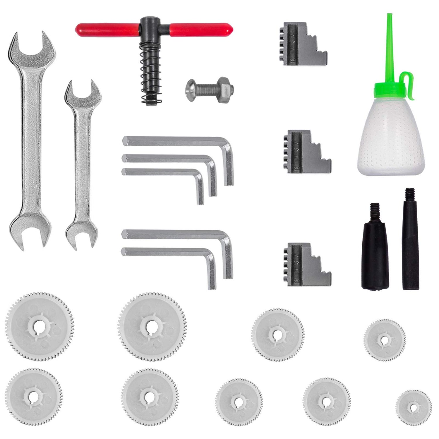 VEVOR Metal Lathe 7"x12",Precision Bench Top Mini Metal Lathe 550W, Metal Lathe Variable Speed 50-2500 RPM Nylon Gear With A Movable Lamp for VEVOR
