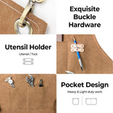 carrotez Chef Apron, Waterdrop Resistant Cotton Canvas Cross Back Adjustable Apron, M-XXL carrotez