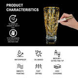 Betem Oil Based Paint Markers, Dual Tip Paint Pens(0.7mm & 3mm), Gold Silver Permanent Paint Marker Pen, Waterproof, Quick Dry, for Fabric, Rock Betem