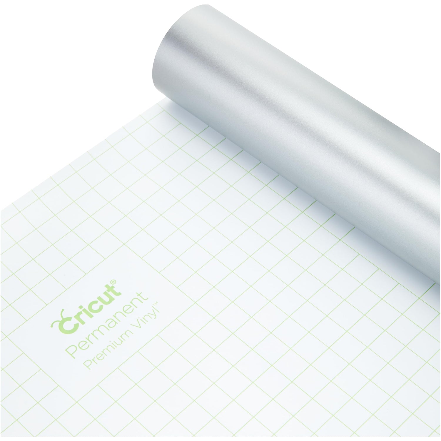 Cricut Permanent Vinyl | Silver | 1.2 m (4 ft) | Self Adhesive Vinyl Roll | for use with All Cricut Cutting Machines Cricut