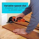 BLACK+DECKER Oscillating Multi-Tool, Variable Speed, 2.5-Amp (BD200MTB) BLACK+DECKER