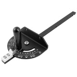 Fulton Precision Miter Gauge with a Standard Slot (3/4” x 3/8”) Steel Bar with Adjustable Spring Loaded Plungers and Removable Retaining Disc Fulton