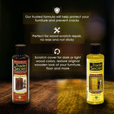 Trade Secret Scratch Remover for Wood Furniture and Floor Cover Nicks and Scratches, Camouflage Minor Defects (8oz / 236 Ml)… (Light and Dark) Trade Secret