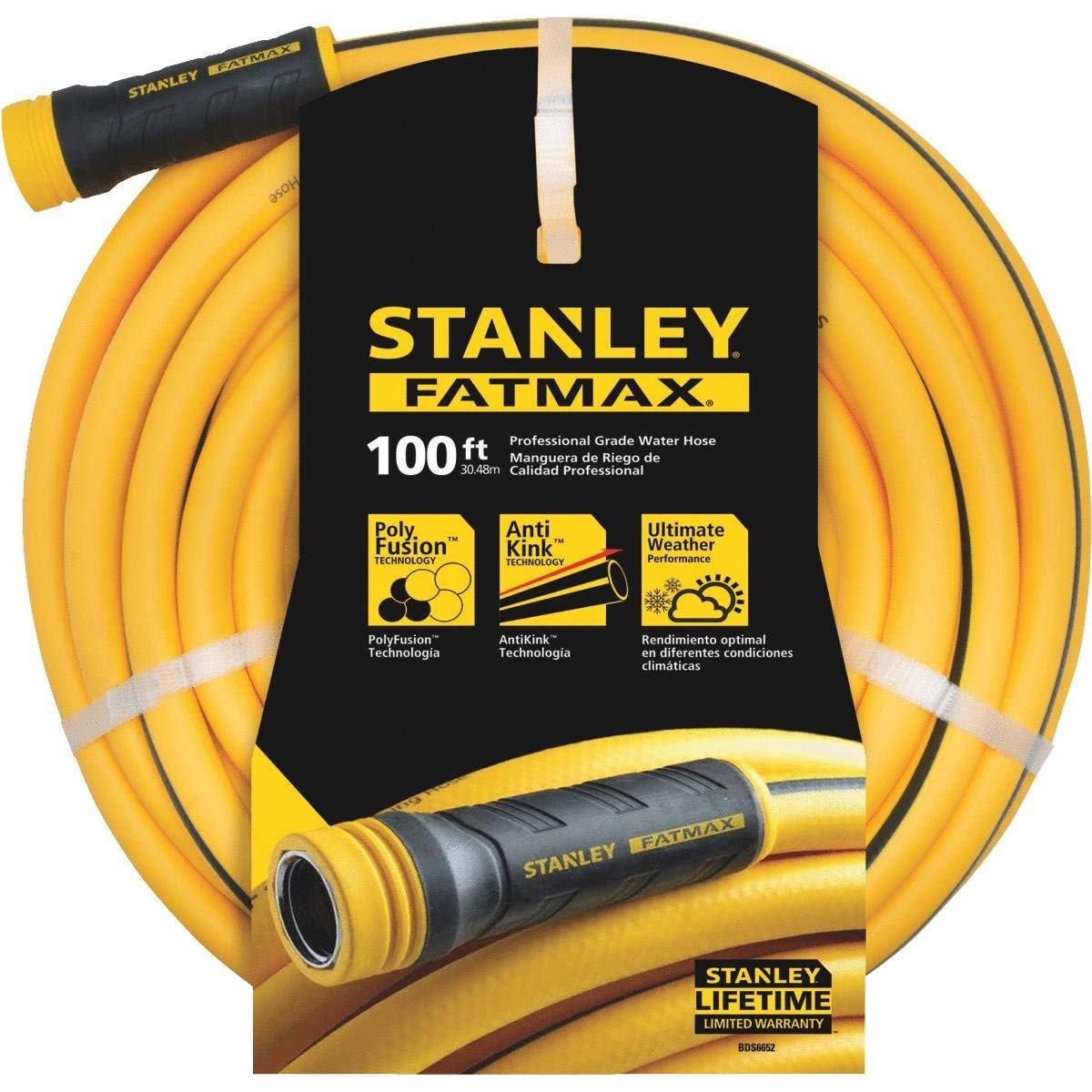 Stanley Garden BDS6652 Stanley Fatmax 5/8 x 100 Garden Hose, 100-ft, Yellow Stanley Garden