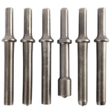 YaeCCC 7 Pcs Heavy Duty Smoothing Pneumatic Air Rivet Hammer Tools Steel Air Hammer Chisel Pneumatic Hammer for Hollow Solid Half-hollow Rivet Yaeccc