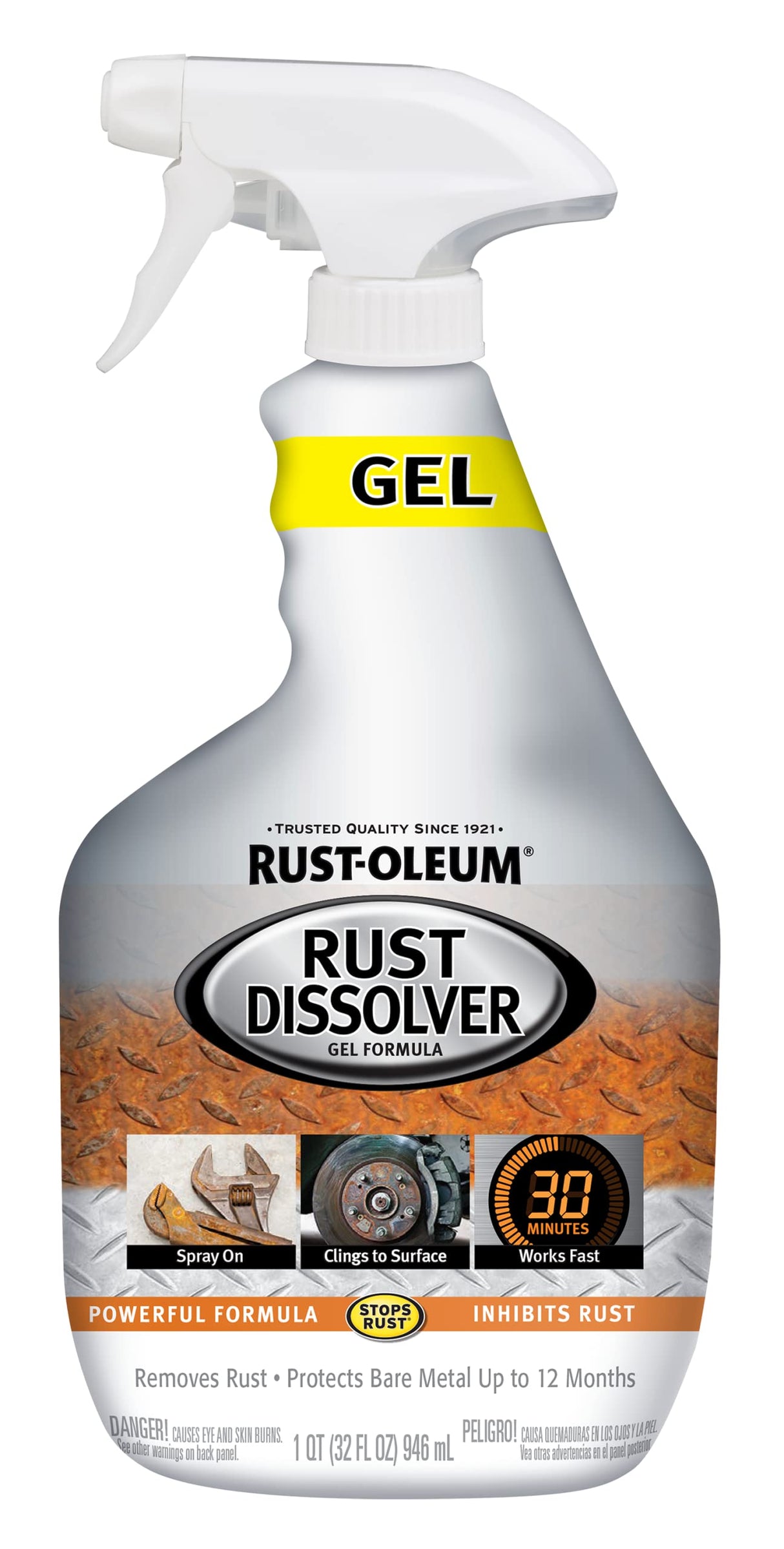 Rust-Oleum 300112 Rust Dissolver Gel, 32 oz Rust-Oleum