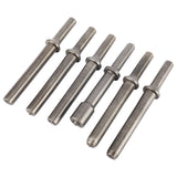 YaeCCC 7 Pcs Heavy Duty Smoothing Pneumatic Air Rivet Hammer Tools Steel Air Hammer Chisel Pneumatic Hammer for Hollow Solid Half-hollow Rivet Yaeccc