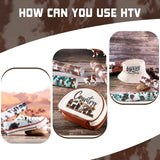 Tintnut Cowhide HTV Vinyl - 10 Sheets 12 x 10 inches Brown Heat Transfer Vinyl Animal Printed Patterned HTV Iron on Vinyl for T-Shirts DIY Compatible Tintnut