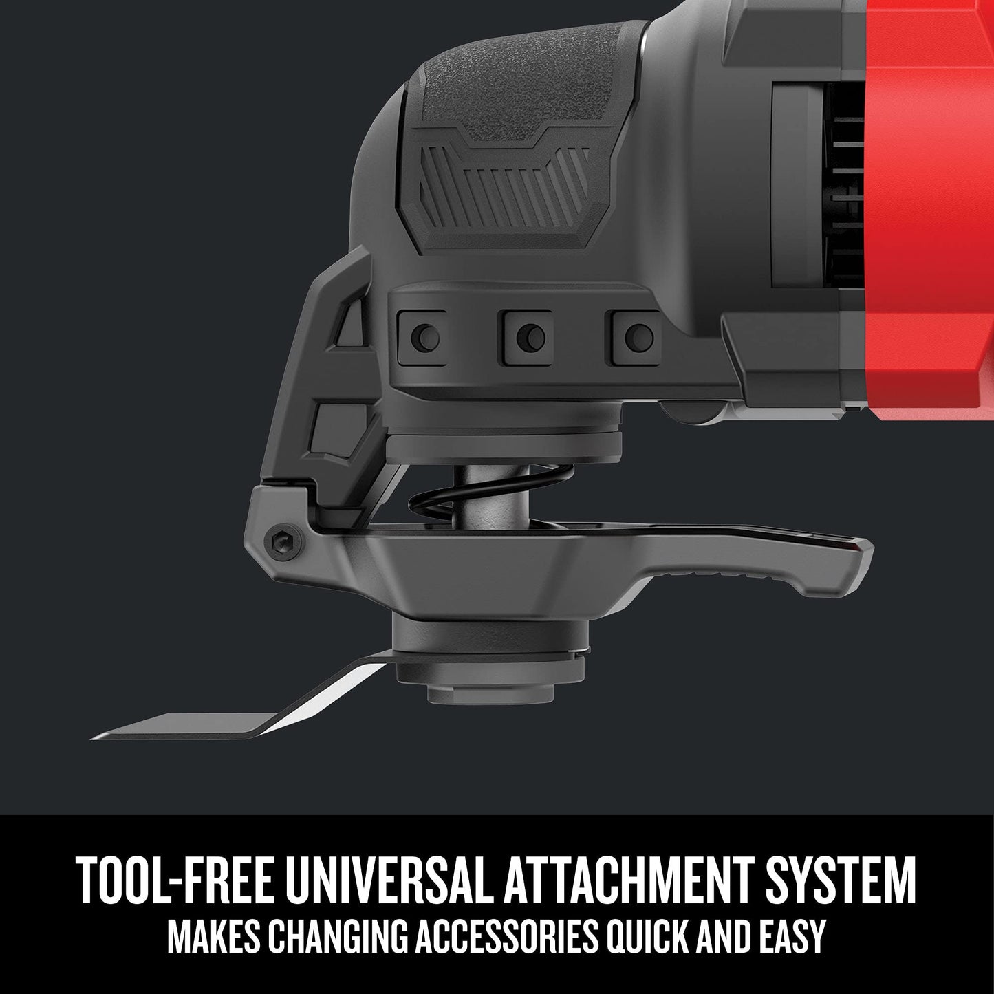 CRAFTSMAN Oscillating Tool, 3-Amp, Includes Universal Tool-free Accessory System, Blades, Sandpaper and Tool Bag, Corded (CMEW401) - WoodArtSupply