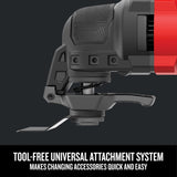 CRAFTSMAN Oscillating Tool, 3-Amp, Includes Universal Tool-free Accessory System, Blades, Sandpaper and Tool Bag, Corded (CMEW401) Craftsman