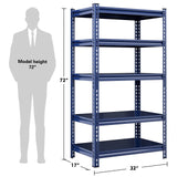 REIBII Garage Shelving, Storage Shelves Heavy DutyLoads 1700 LBS, Adjustable Garage Shelves Metal Shelving Units and Storage Rack Shelf for REIBII