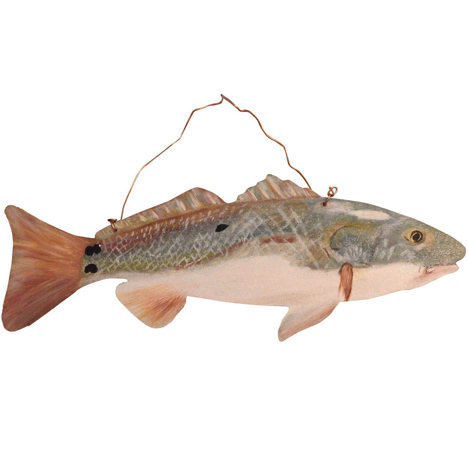 Red Fish Cutout Unfinished Wood Fisherman's Decor Lake House Summer Fishing MDF Shaped Canvas Style 1 Diverse Woodworking