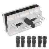 HURRICANE Centering Doweling Jig, Self Center Dowel Jig for Woodworking, Professional Dowel Jig Kit Bushings Set, Drill Guide Bushings Set, Perfect HURRICANE