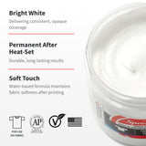 Speedball Fabric Screen Printing Ink, 8-Ounce, White for T-Shirt and Silkscreen Printmaking Speedball