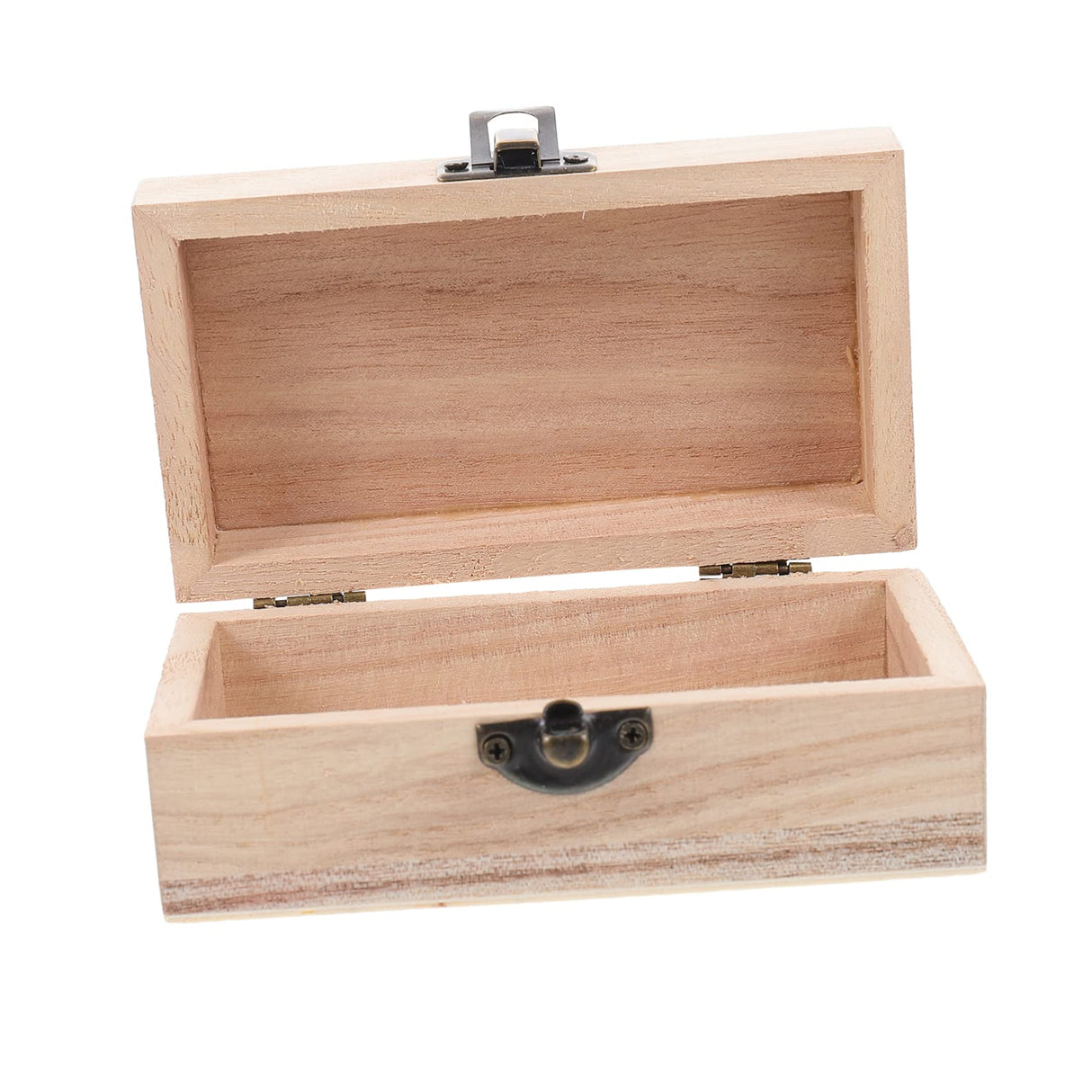 Unomor 5pcs Box Box Diy Wooden Box Unpainted Wood Boxes Jewelry Holder Jewelry Organizer for Necklaces Earring Organizer Tray Small Wooden Boxes for Unomor