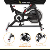 Circuit Fitness Club Revolution Cycle for Cardio Exercise - Red CIRCUIT FITNESS