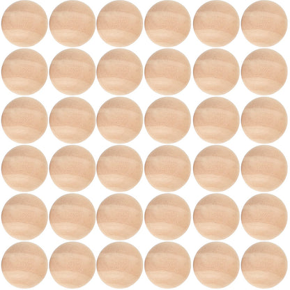 150 Pieces Craft Wooden Balls Unfinished Round Wooden Balls Small Hardwood Balls for DIY Art Handmade Projects (1/2 Inch) - WoodArtSupply