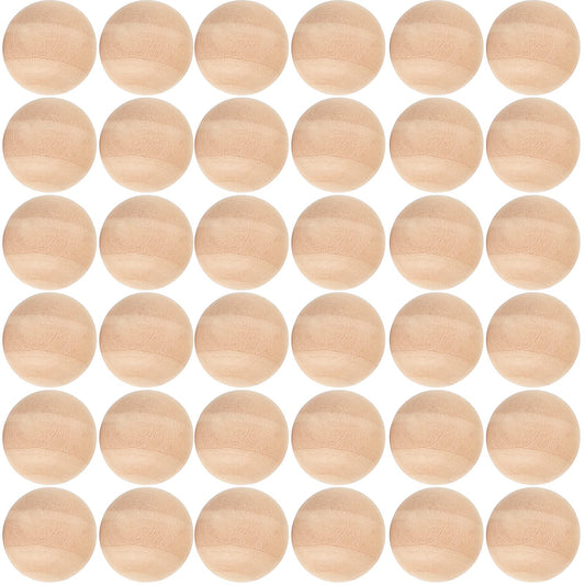 150 Pieces Craft Wooden Balls Unfinished Round Wooden Balls Small Hardwood Balls for DIY Art Handmade Projects (1/2 Inch) - WoodArtSupply