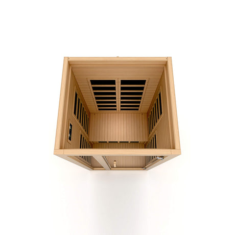 Maxxus Saunas Maxxus Gracia 1-2-Person Low EMF (Under 8MG) FAR Infrared Sauna, Curb Side Delivery Maxxus Saunas