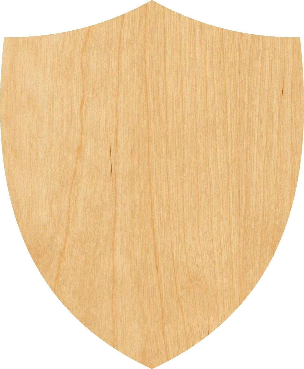 3 Pcs Shield Supply 3" Wooden Shape Ornaments Unique Unpainted Smooth Surface Unfinished Laser Cutout Wood Sheets Boards for Crafts 1/8 Inch Thick Generic
