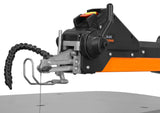 WEN LL2156 21-Inch 1.6-Amp Variable Speed Parallel Arm Scroll Saw with Extra-Large Dual-Bevel Steel Table, Black Orange WEN