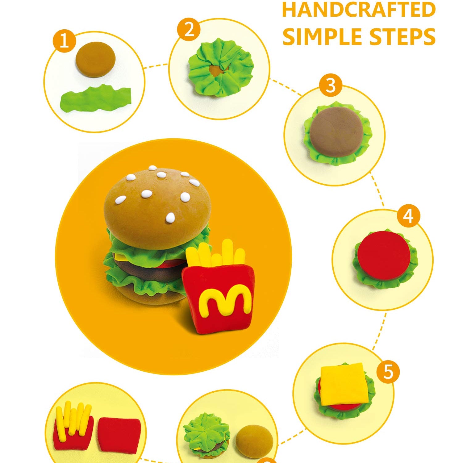 Sago Brothers Air Dry Clay, 24 Colors Modeling Clay for Kids, Molding Magic Clay for Slime add ins & Slime Supplies, Kids Gifts Art Set for Boys Sago Brothers