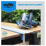 Quick Release Track Saw Clamp, Clamps for Circular Saw Guide Rail Clamp, Track Clamps for - Plunge Saw, Track Saw Guide, Track Saw Accessories, T Trigon-Tools