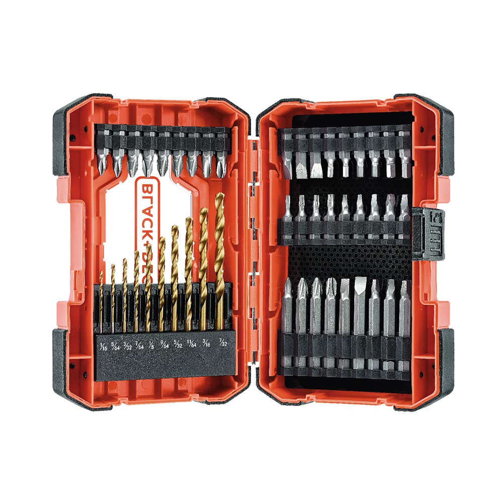 beyond by BLACK+DECKER Drill Bit Set / Screwdriver Bit Set, 46-Piece (BDA46SDDDAEV) - WoodArtSupply