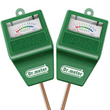 Dr.meter Soil Moisture Meter, 2 Packs Soil Test Kit for Garden Lawn Farm Indoor & Outdoor Use - Soil Tester Hygrometer Sensor for Plant Care - Plant Dr.meter
