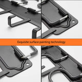 YueTong 68" All Metal Garden Tool Organizer,Adjustable Garage Wall Organizers and Storage,Heavy Duty Wall Mount Holder with Hooks for YueTong