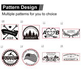 Custom Logo Brass Branding Iron with Wood Handle for Leather, Wood, and Baking - OLYCRAFT OLYCRAFT